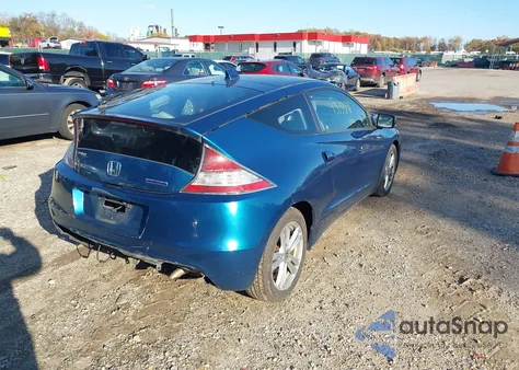 2011 Honda Cr-Z from USA, damaged, VIN JHMZF1C46BS010452